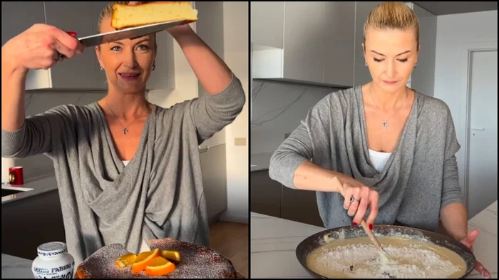 Rețeta de cheesecake polonez a Elwirei Petre - Foto: Instagram 