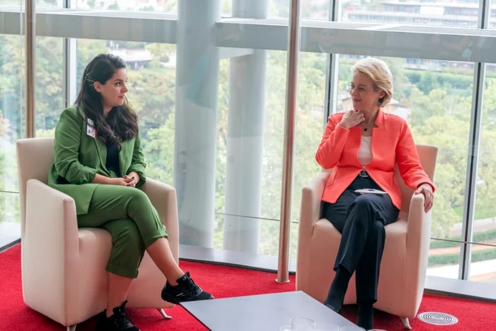 oana tache si ursula von der leyen