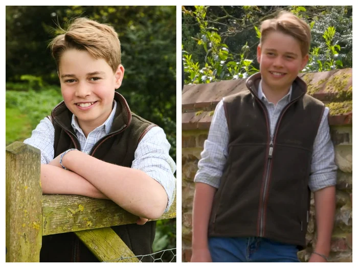 Prințul George foto aniversară la 12 ani colaj jpg