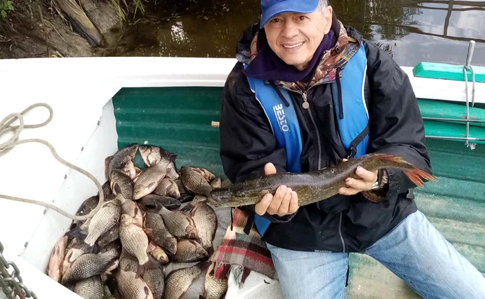 
    Tavi Ursulescu a prins un şalău de 5 kilograme  