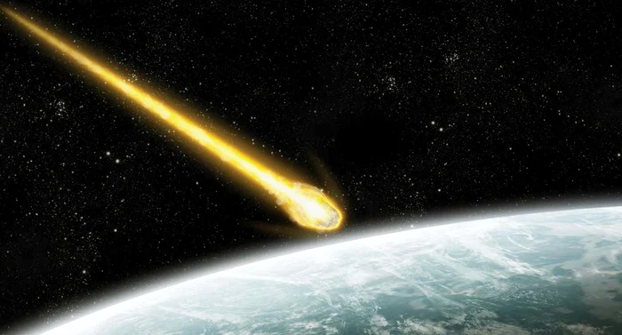 Meteoritul a apărut pe cer în jurul orei 3.00