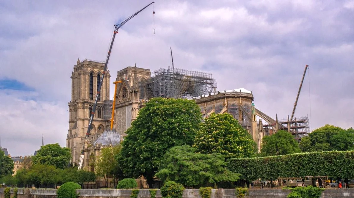 Lucrările de consolidare la catedrala Notre Dame din Paris au fost finalizate jpeg