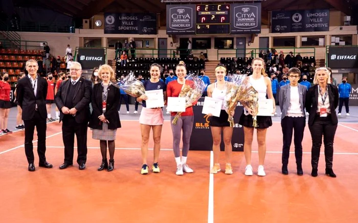 Monica Niculescu și Vera Zvonareva, campioane la WTA Limoges (FOTO: Facebook)