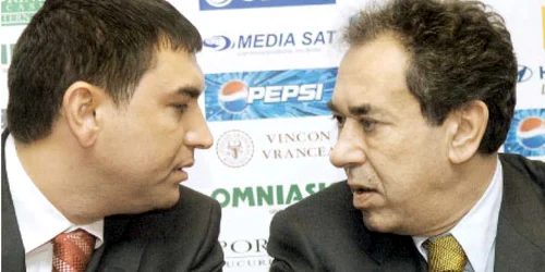 Cristi Borcea (stânga) şi Nicolae Badea nu mai vorbesc aceeaşi limbă