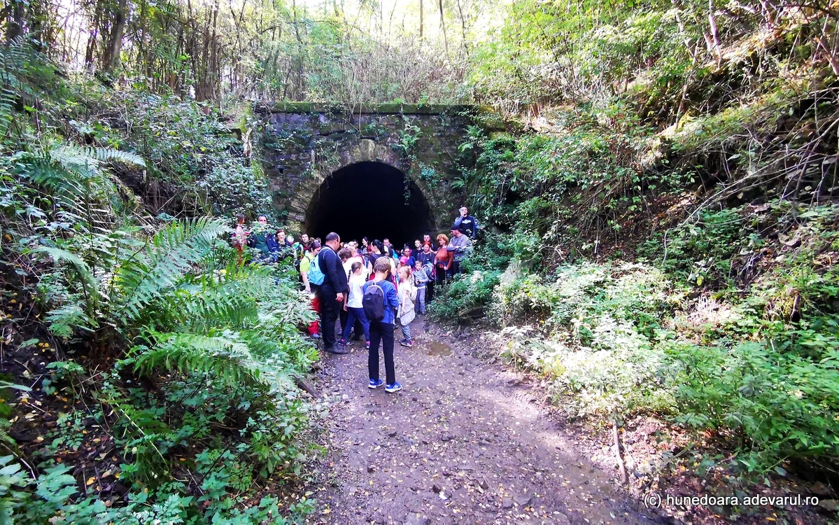 Tunelul mare al căii ferate Hunedoara - Ghelari (Foto: Daniel Guță)