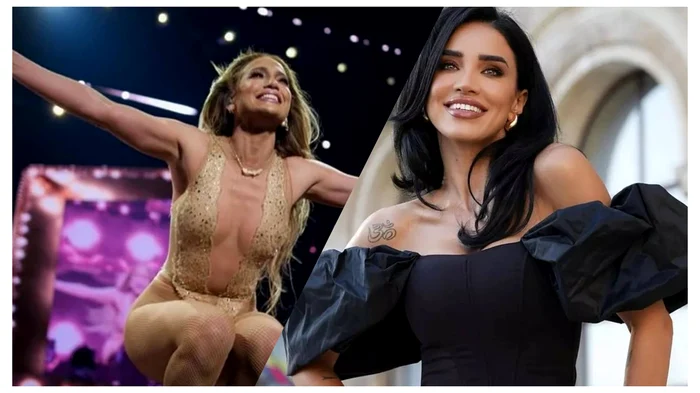 Adelia Pestrițu și Jennifer Lopez - Foto: colaj Click!