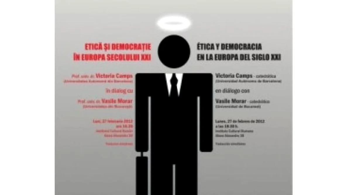 Etică și democrație în Europa secolului XXI  Victoria Camps în dialog cu Vasile Morar jpeg