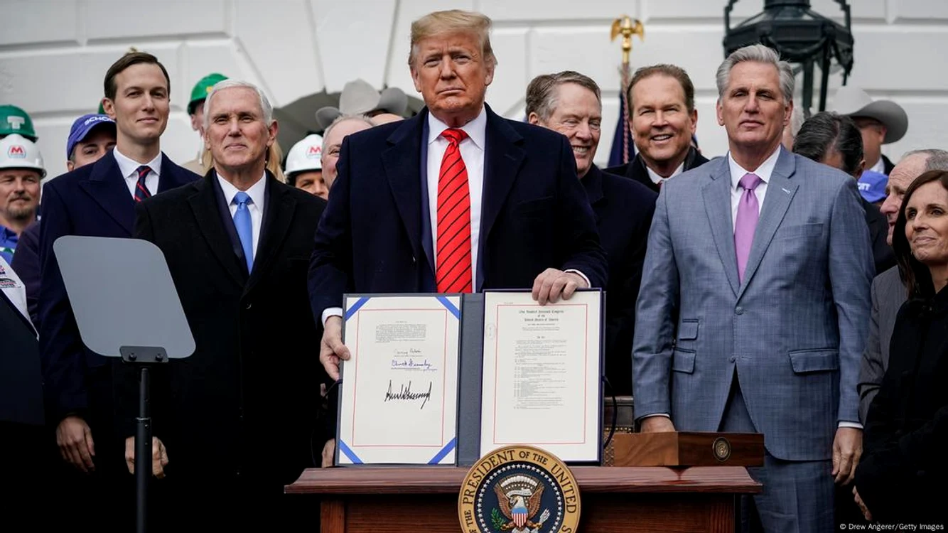 Donald Trump prezintă acordul USMCA la 29.01.2020