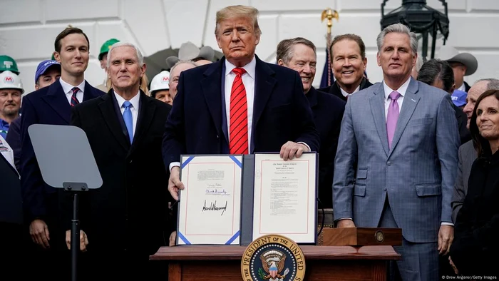 Donald Trump prezintă acordul USMCA la 29.01.2020