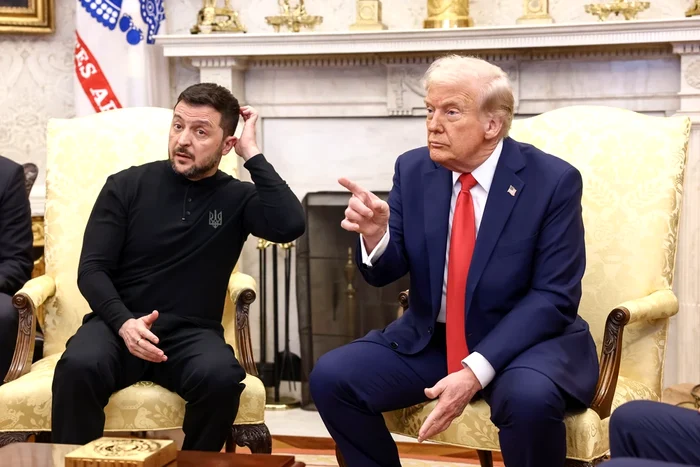Zelenski și Trump la Casa Albă FOTO EPA-EFE