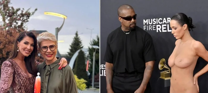 Ilinca și Teo, despre ținuta Biancăi Censori / foto: colaj Click!