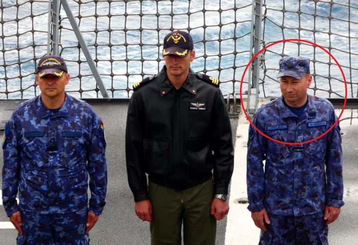 Viorel Culea, marinarul din dreapta, a dispărut FOTO Facebook / Comandamentul Forțelor Întrunite