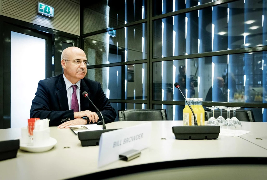 Bill Browder preşedintele Hermitage Capital Management vorbeşte la Haga despre legea Magnitski 23 May 2018 FOTO EPA-EFE