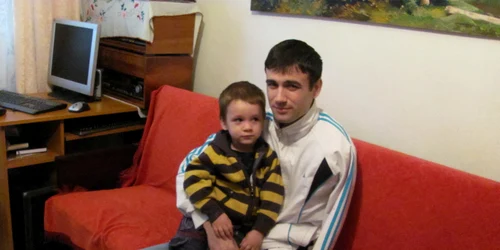 Marius Vrânceanu alături de fiul său