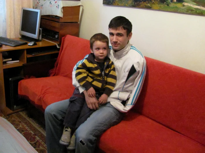 Marius Vrânceanu alături de fiul său