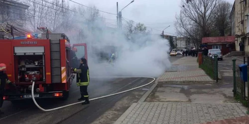 incendiu autoturism vaslui