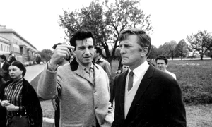 Kirk Douglas și Sergiu Nicolaescu Studiourile Buftea jpg