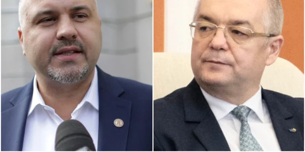 Emanuel Ungureanu Emil Boc colaj FOTO Inquam Photos