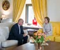 Președintele interimar Ilie Bolojan la Palatul Elisabeta cu Majestatea Sa MargaretaFOTO: Daniel Angelescu, Casa Majestății Sale