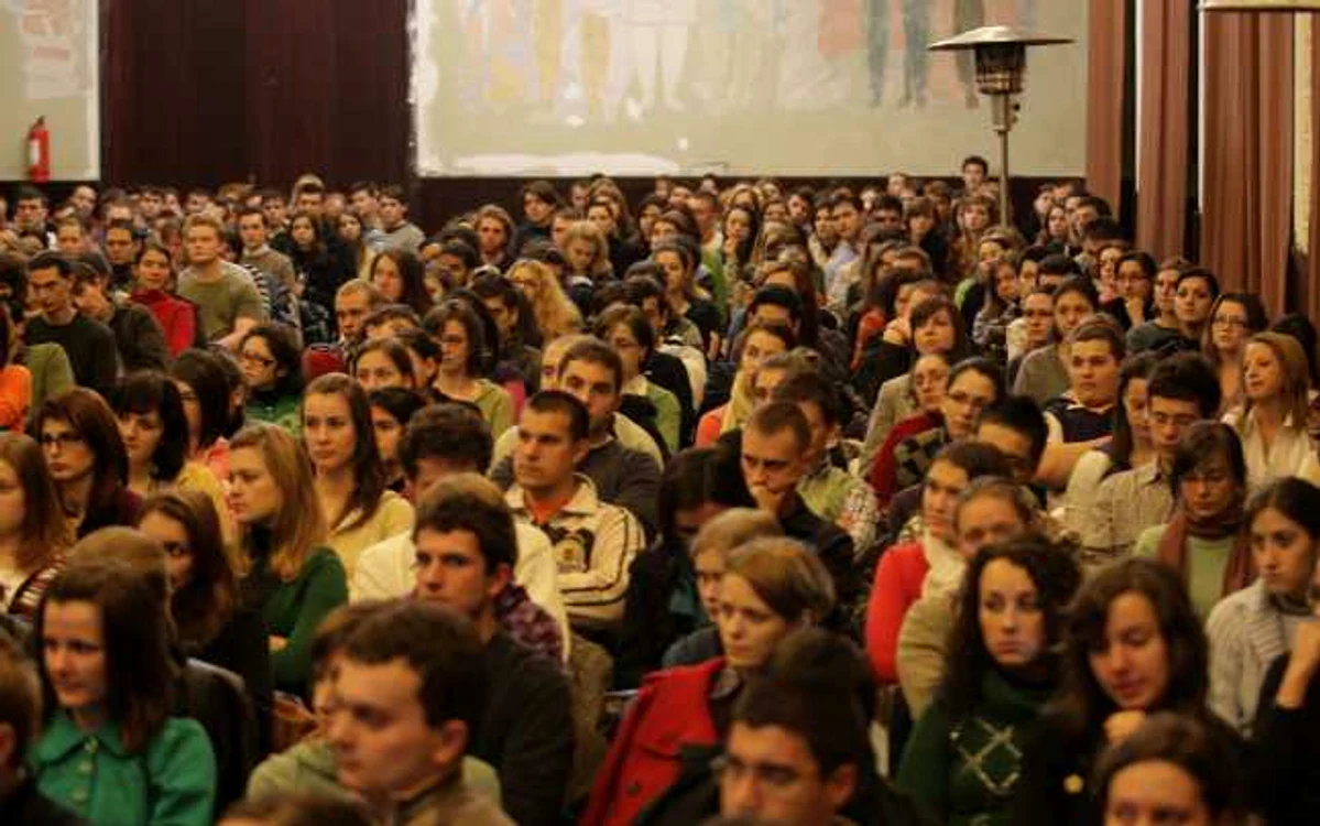 Studenţi UMF Cluj FOTO: Adevărul
