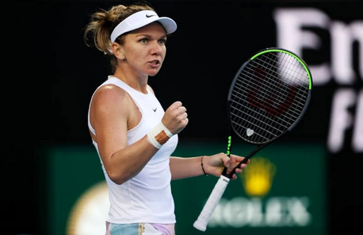 
    Simona Halep, bucuroasă după prima victorie la Australian Open 2020FOTO: Guliver/ Gettyimages  