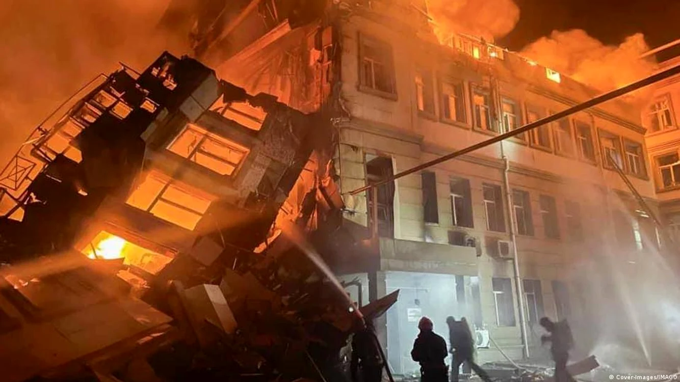 Rusia atacă aproape în fiecare noapte ținte civile în Ucraina - imagine din Odesa (20 iulie 2023)