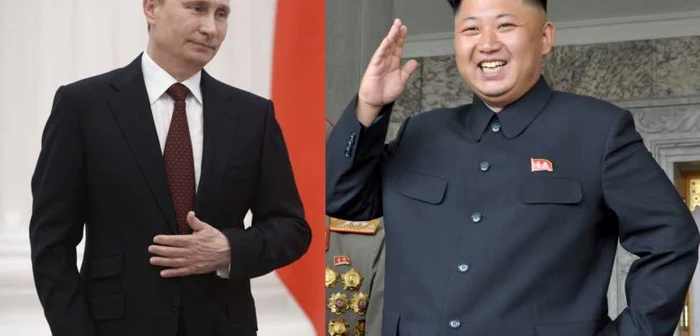 Colaj Vadimir Putin si Kim Jong-un FOTO btimes.co.uk