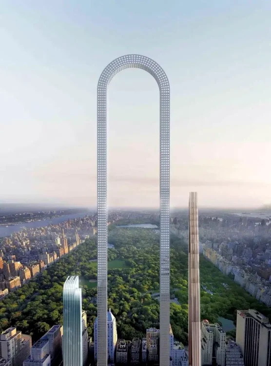Proiectul „Big Bend” este ideea firmei de arhitectură Oiio FOTO via The Sun