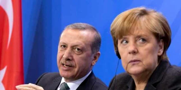 Recep Tayyip Erdogan si Angela Merkel FOTO AP