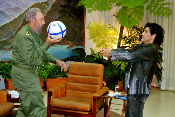 Maradona a fost prieten cu Fidel CastroFoto: EPA-EFE