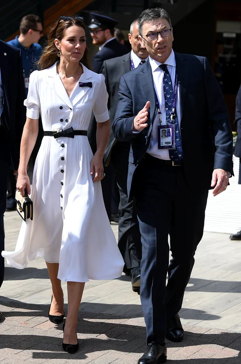 Kate Middleton a respectat codul vestimentar impus jucătorilor la Wimbledon