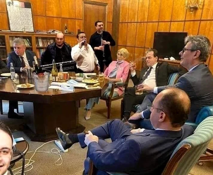 Cum ar fi arătat "ședința" din biroul lui Ludovic Orban cu manele și dedicații