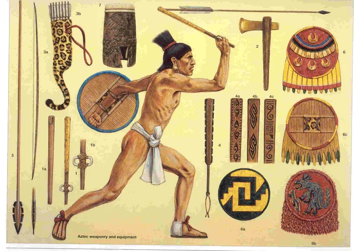 Aztec Warrior Weapons 1 jpg jpeg