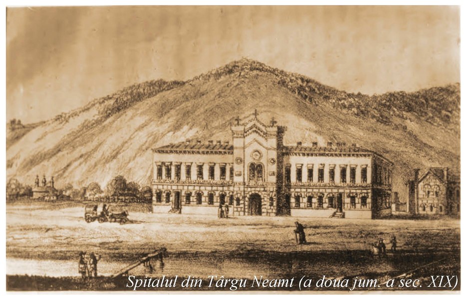 Povestea spitalului încă funcțional, construit de călugări în Neamț, acum 171 de ani, cu piatră din Ozana FOTO