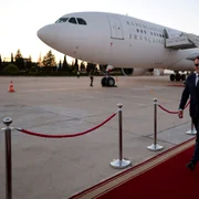 Macron, întâmpinat de ministrul de externe al Siriei, în Damasc FOTO AFP