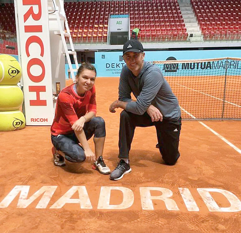 Simona Halep s-a revăzut cu Darren Cahill la Madrid