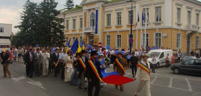 Ziua Imnului Naţional sărbătorită la Vâlcea, Foto: Arhiva Adevărul