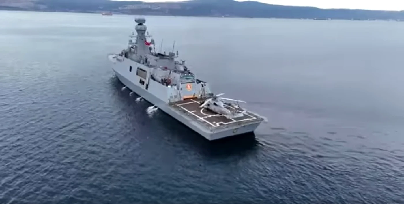 Armata ucraineană a testat cu success corveta Hetman Ivan Mazepa Foto: Captură Video Facebook