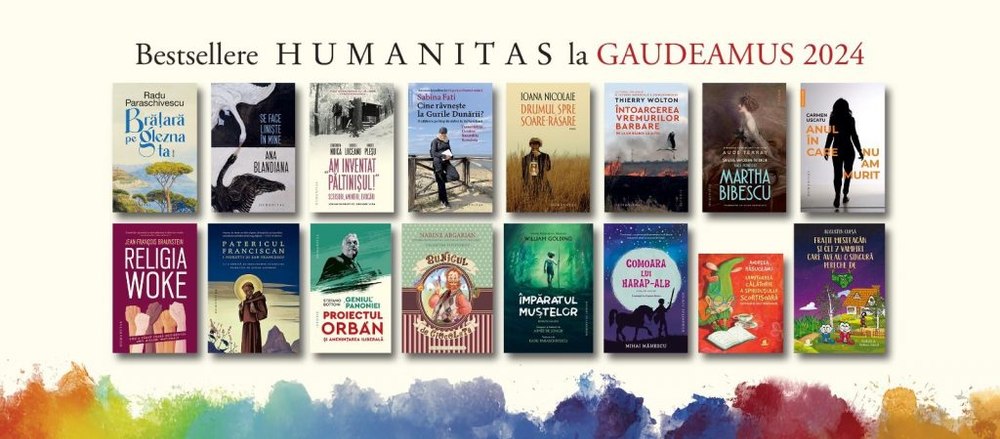 Cele mai vândute cărți la Târgul de carte Gaudeamus. Editura Humanitas a primit marele premiu