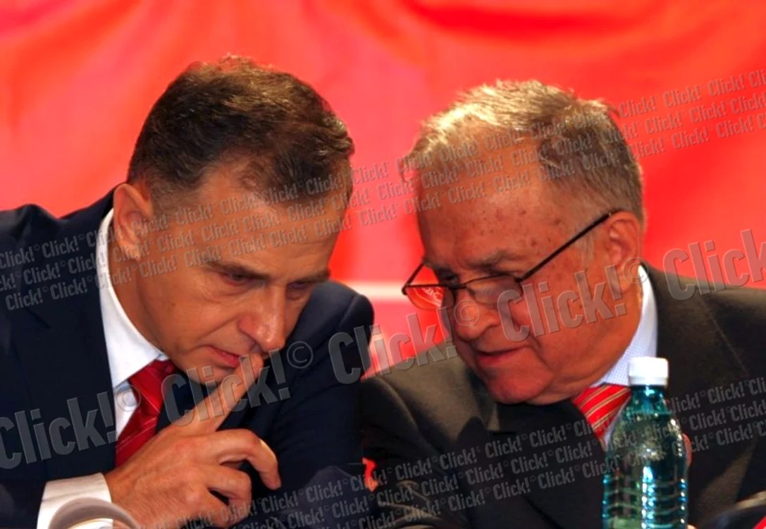 
    Mircea Geoană şi Ion Iliescu fac din nou echipă în PSD. (Foto: Marian Iliescu)  