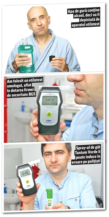 Spray-ul de gură cu mentă şi alcool te lasă pieton dacă îl foloseşti înainte de a conduce