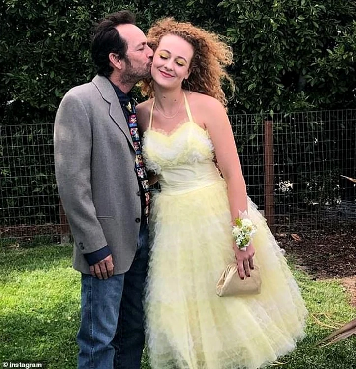 Luke Perry şi fiica lui, Sophie Perry FOTO Instagram