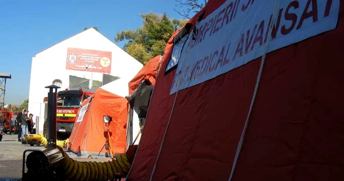 „Spital de campanie“ de la ISU Cluj