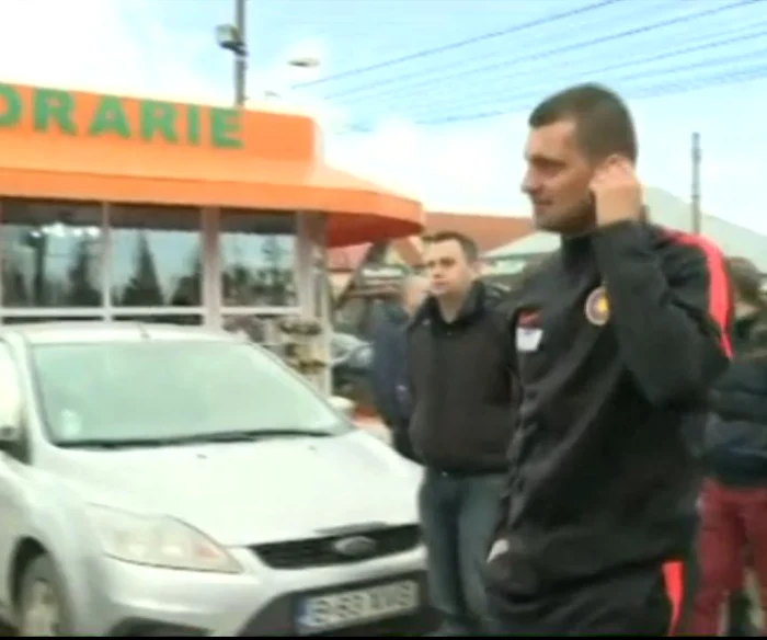 Gabi Tamaș și-a respectat promisiunea și a venit la biserică