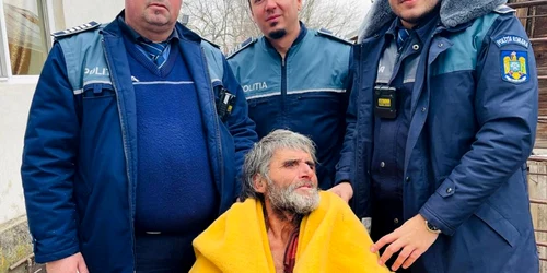 Batran salvat de polițiști jpg