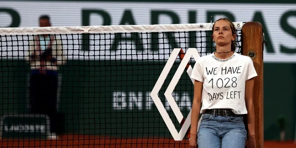 Protest la Roland Garros FOTO EPA-EFE