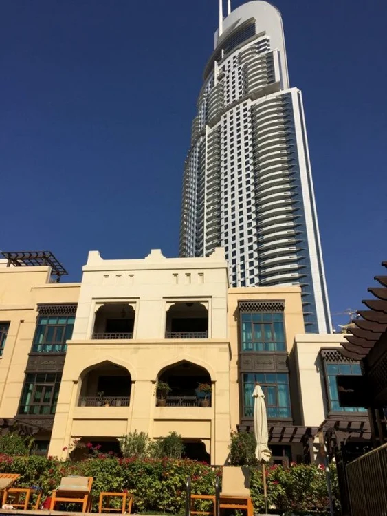 Așa arăta hotelul The Address Downtown înainte de incendiu