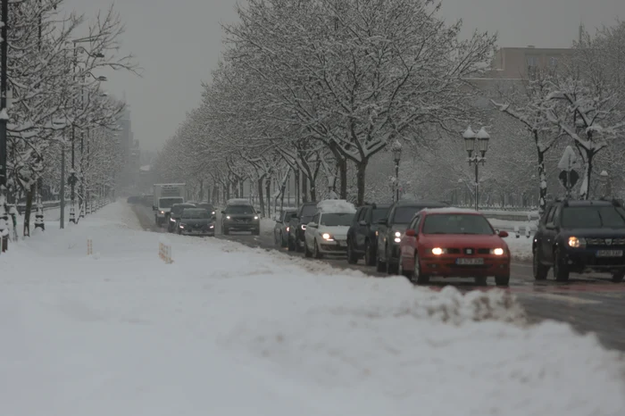 Codul portocaliu este în vigoare până la ora 16.00 pentru zona B-IF. FOTO: Inquam Photos/Octav Ganea