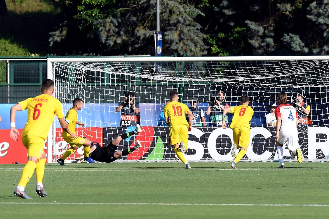 Golul marcat de Puscas din penalty a deschis drumul spre victoria cu Croația de la Europeanul U21FOTO: EPA