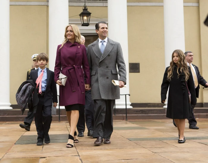 Donald Trump Jr şi sotia sa Vanessa (foto mai sus) au cinci copii împreună FOTO EPA